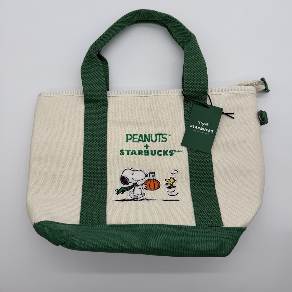 Starbucks x Peanuts Snoopy Tote Bag Fall 2026 Limited Edition Brand New- In hand